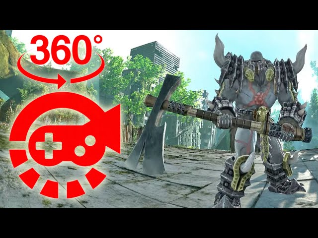 360° Video - SOULCALIBUR VI, 2B vs ASTAROTH - City Ruins Eternal Apocalypse