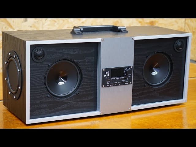 Diy: Bluetooth Boombox Speaker by yourself at home