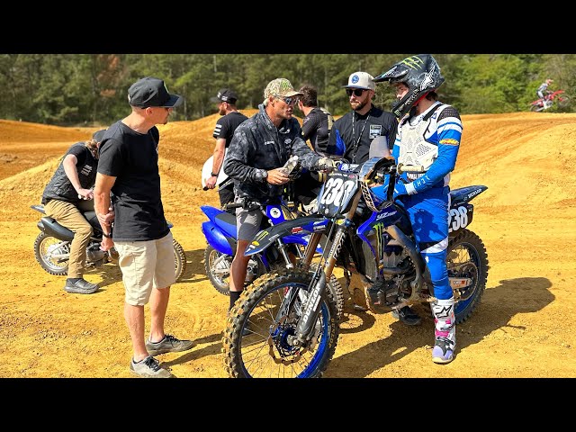 Behind the scenes Haiden Deegan “DangerBoy”  testing at MTF supercross track before Indy!!