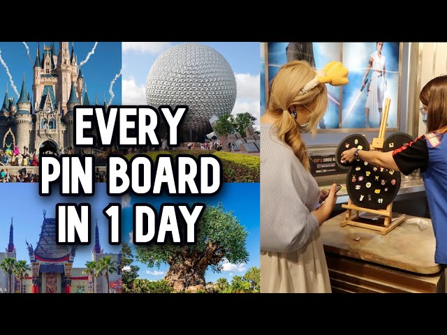 Trading at EVERY Disney World Pin Board in 1 Day | Can It Be Done?