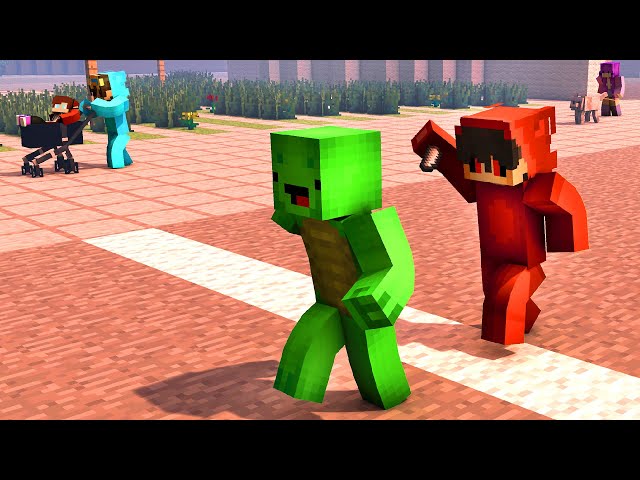 Cash.exe and Nico.exe CAME to JJ and Mikey in Minecraft Maizen