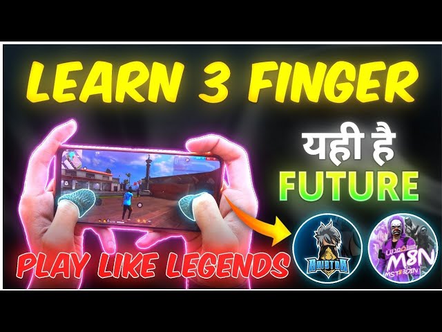 🎯MY FIRST 3 FINGER 😱 GAME PLAY || ROCKYASH007 || FREE FIRE GARENA