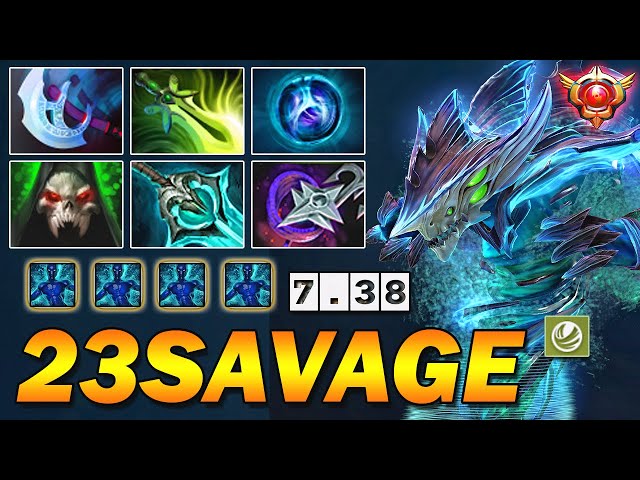 23Savage - Morphling Versatile Carry Gameplay | 7.38 - Dota 2 IMMORTAL RANK!