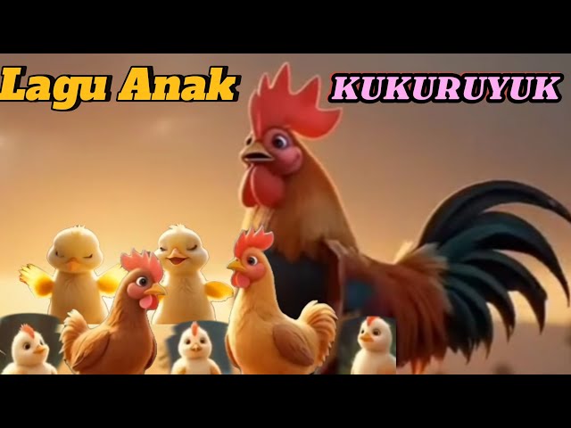 LAGU ANAK AYAM KUKURUYUK - LAGU ANAK  POPULER - LAGU ANAK INDONESIA