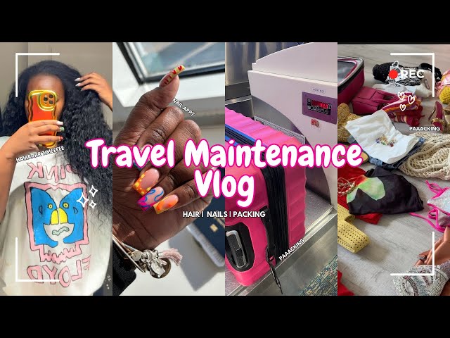 Spending Less Than $100 On Vacay Maintenance | Nails, Hair &' Packing