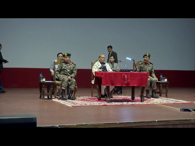 RM in a programme at Army War College in Mhow