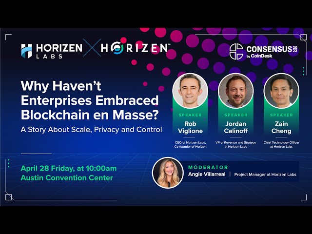 Why Haven't Enterprises Embraced Blockchain en Masse? #Consensus2023