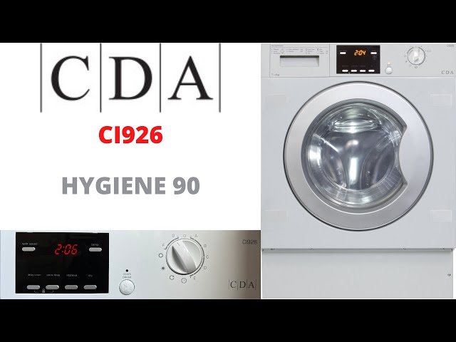 CDA CI926 Integrated Washer Dryer - [G] Hygiene 90