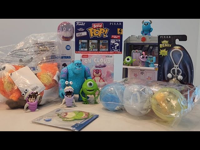 💫NEW Monsters, Inc./ Monsters University Toy Collection |Bitty Pop, Mattel Figure, Gacha