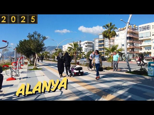 alanya walking tour 2025 ! alanya city center ! alanya antalya turkey travel turkey holiday 4k video