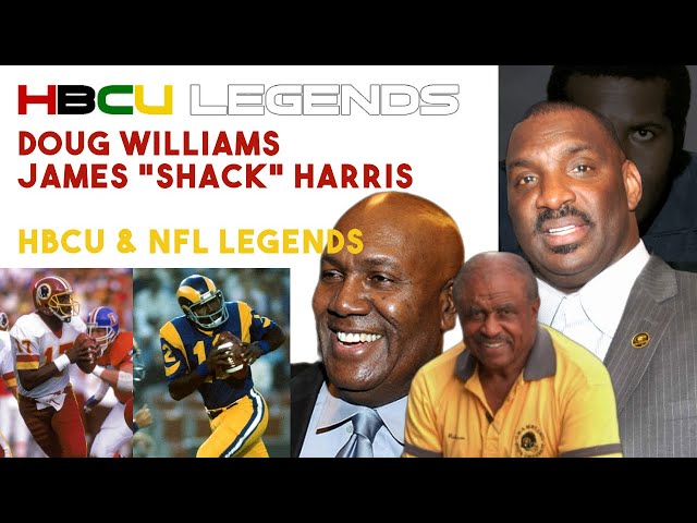 HBCU Legends  Doug Williams and James  Shack  Harris Interview