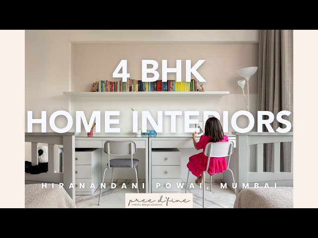 Home Interiors 4BHK Hiranandani Powai, Mumbai - Arc of Elegance by Pree D'fine