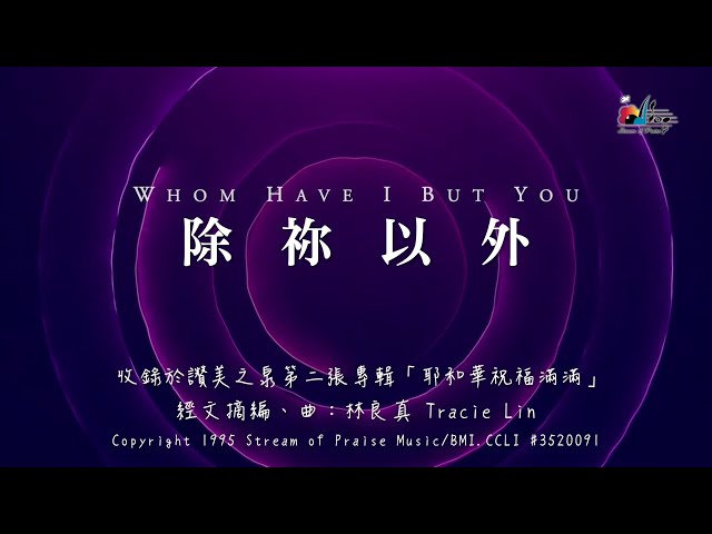 【除祢以外 Whom Have I But You】官方歌詞版MV (Official Lyrics MV) - 讚美之泉敬拜讚美 (2)