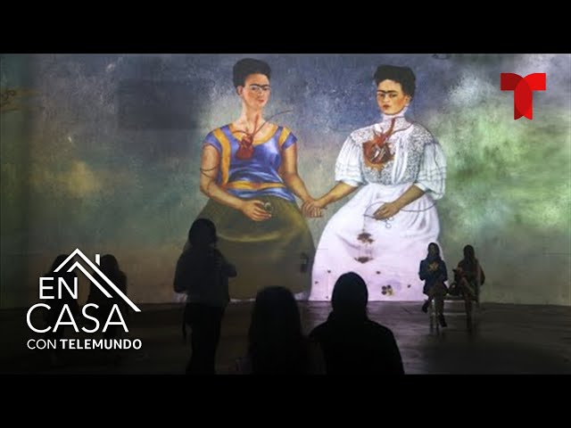 Arte de Frida Kahlo ofrece una exposición inmersiva | En Casa Con Telemundo