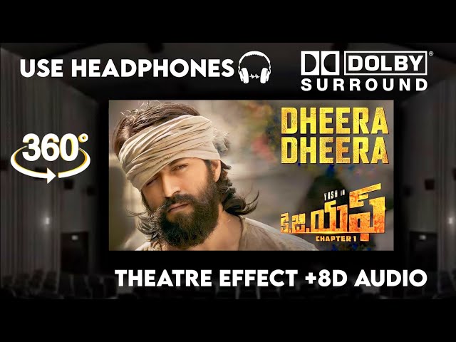 Dheera Dheera | Kannada  |Theatre Experience Dolby  Surround  sound  | KGF|| Yash |