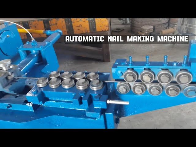 Full-automatic nail making machine, all what you need is just this machine to make wire nails