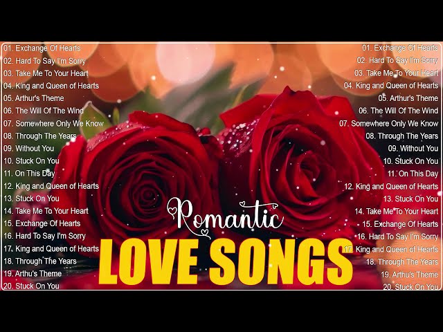 Romantic Love Songs 2024❣️Love Songs Greatest Hit Full Album❣️English Love Songs Romatic❣️