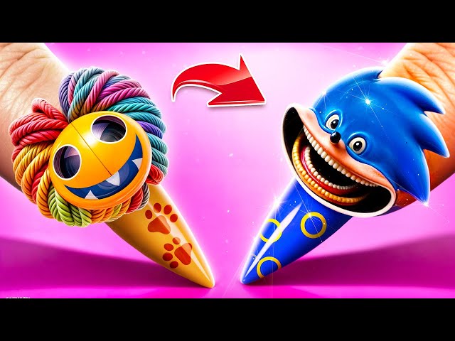 Poppy Playtime 4: SHIN SONIC's Gekke Gevangenis Makeover Challenge!