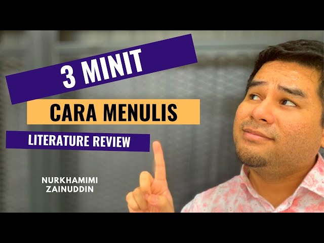 Cara Menulis Literature Review (English Subtitles)