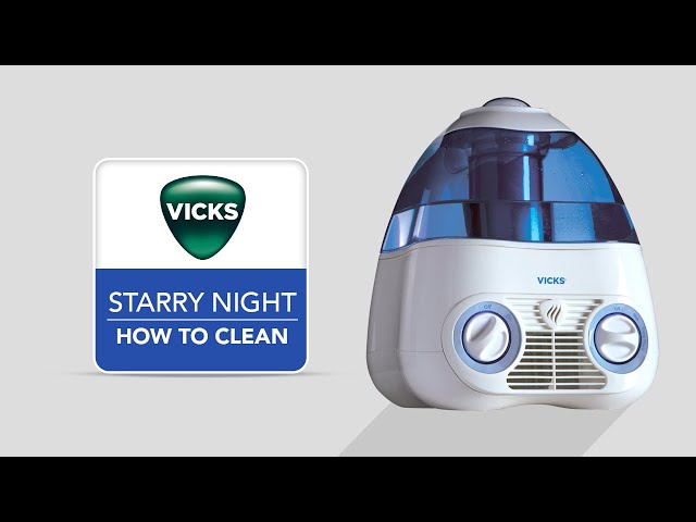 Vicks Starry Night Cool Mist Humidifier V3700 - How to Clean