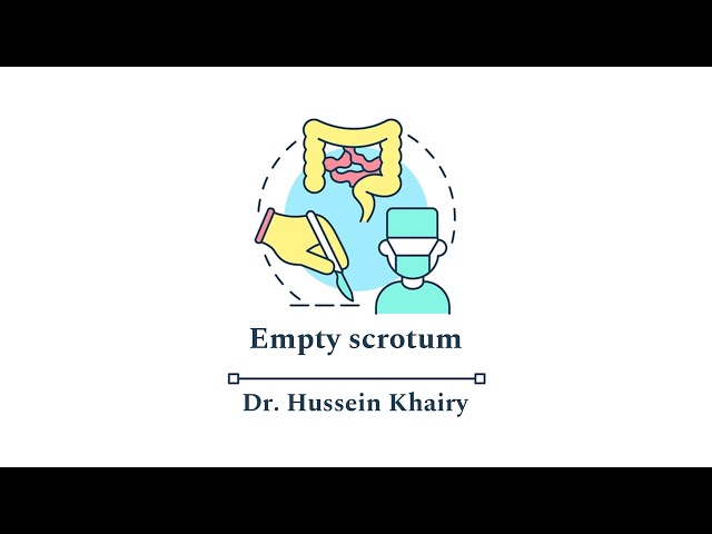 Empty scrotum by Dr. Hussein Khairy [70]