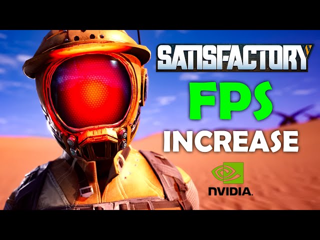 How To Boost FPS In Satisfactory.. Plus Other Games!