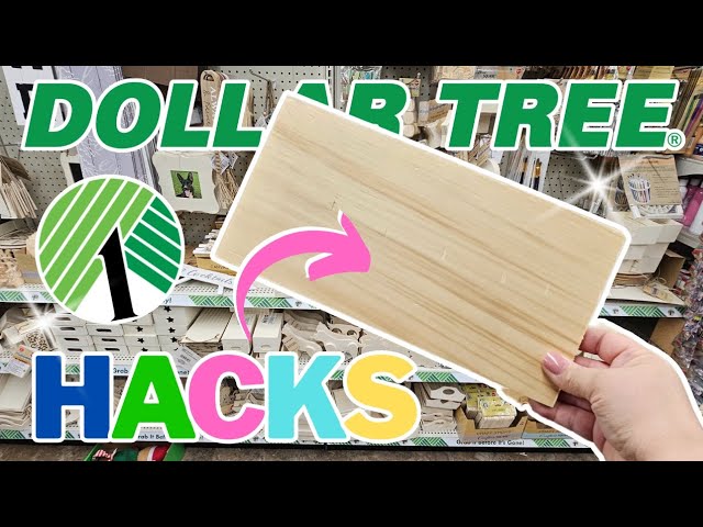 GENIUS 🤯 Dollar Tree DIY Crafts Using Wood Blanks