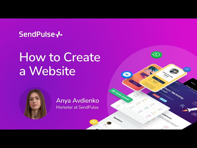 How to Create a Website with SendPulse