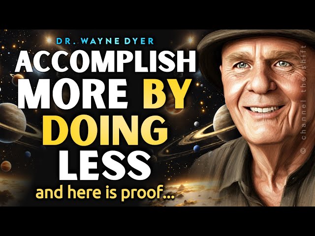 ☀️Dr. Wayne Dyer - Accomplish More by Doing Less and Here is Proof!