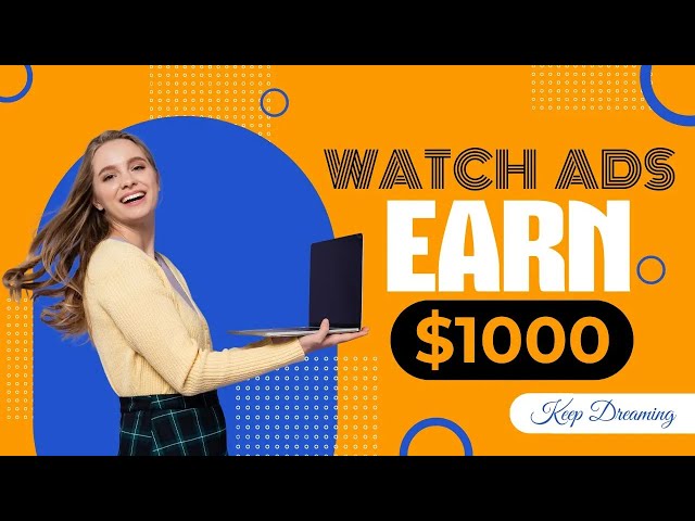 How To Earn Money By Watching Ads | Make Money Online