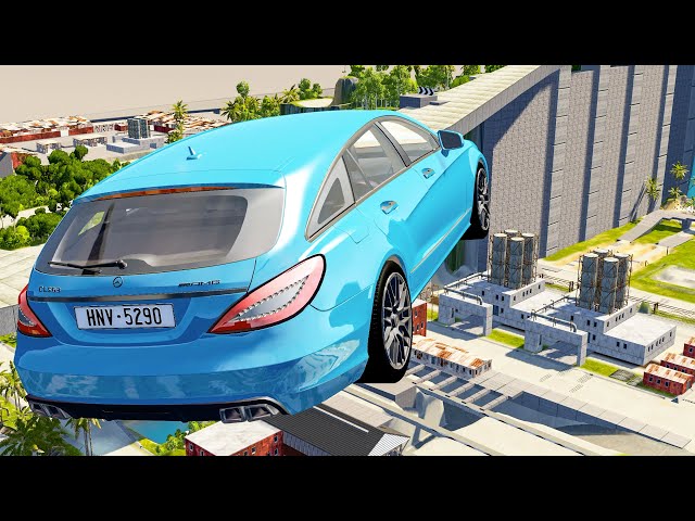 Jumping & Crashing Down Random Cars | BeamNG Drive Gameplay #32 | Live Stream Good Cat