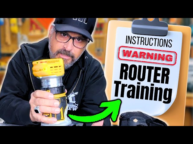 How To Use A Router For Beginners (Safety Course!)