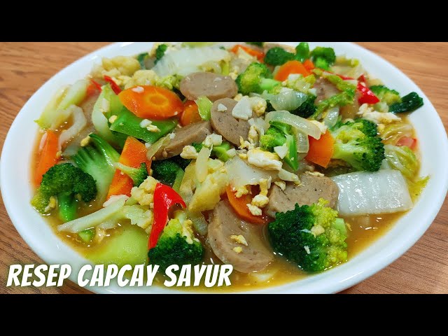 RESEP CAPCAY SAYUR | Kuah nya ENAK Masak nya GAMPANG