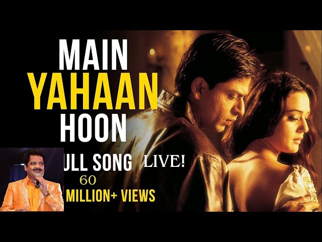 Udit Narayan Live Performance: Janam Dekh Lo  from Veer-Zaara | Shah Rukh Khan's Iconic Song