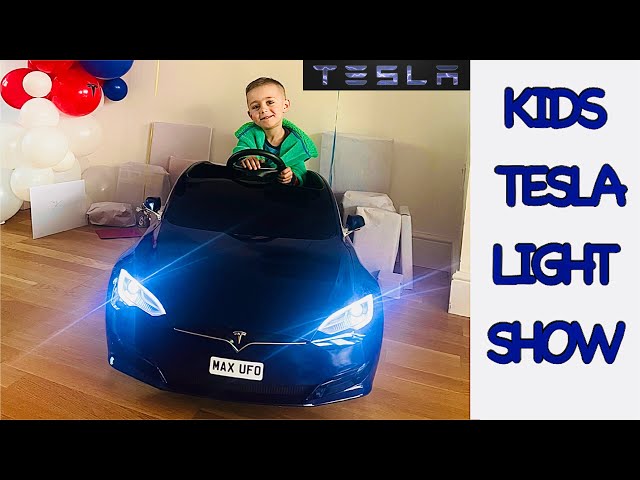 CAN A KIDS TESLA DO A LIGHT SHOW ?