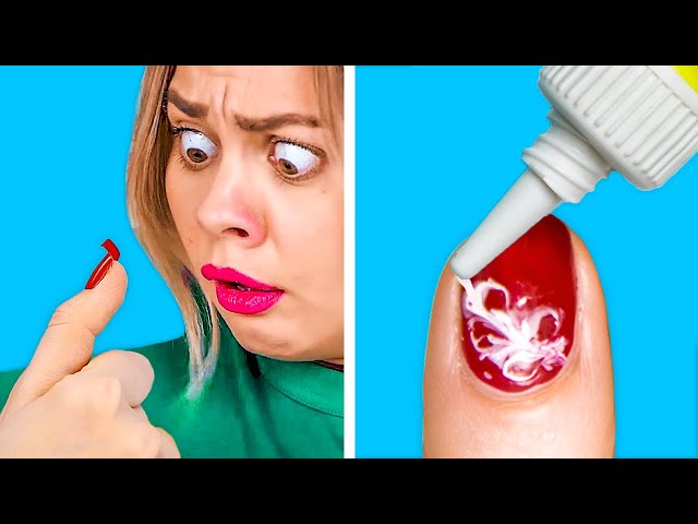 GENIUS BEAUTY HACKS FOR EVERY LIFE SITUATION || Smart Girly Tips By 123 GO! Gold