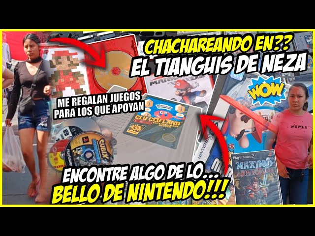 ME REGALAN JUEGOS ENCONTRE CLU CLU LAND MARIO 25 ANIVERSARIO Y MAS CHACHAREANDO DEL TIANGUIS DE NEZA