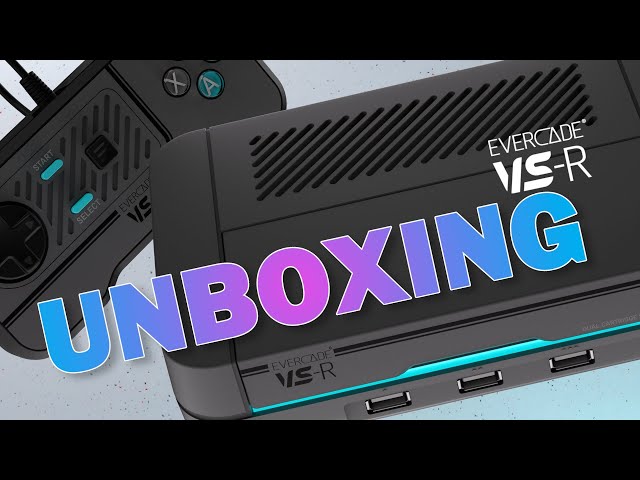 Evercade VS-R Unboxing - Console, Contents and Extras!