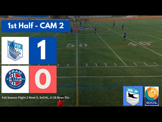 (VR180 -Cam2) FC Premier Stingrays vs FRAM 1st Half