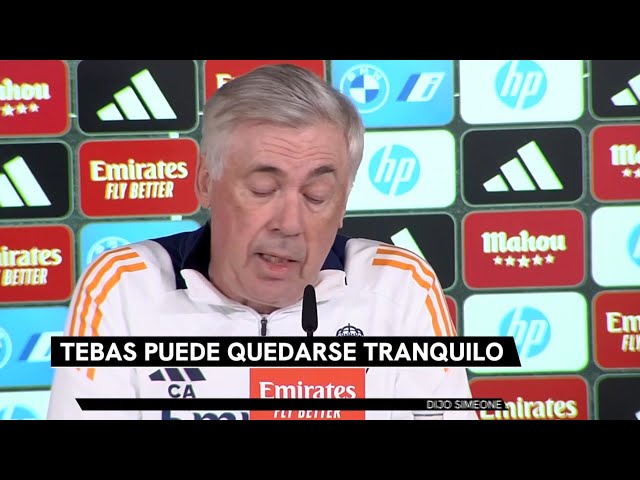 ANCELOTTI responde a JAVIER TEBAS