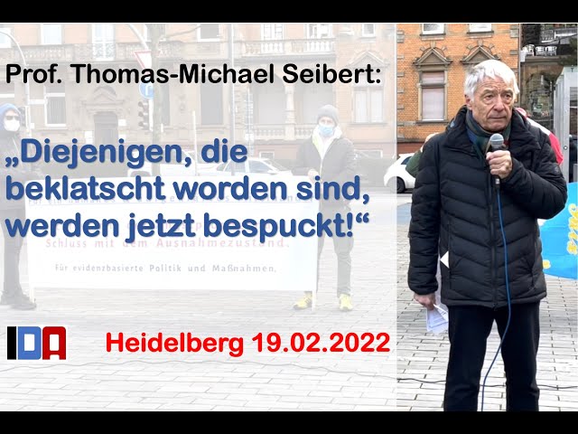 Jura-Prof Thomas Seibert zur Impfpflicht und der Freiheit der körperlichen Selbstbestimmung