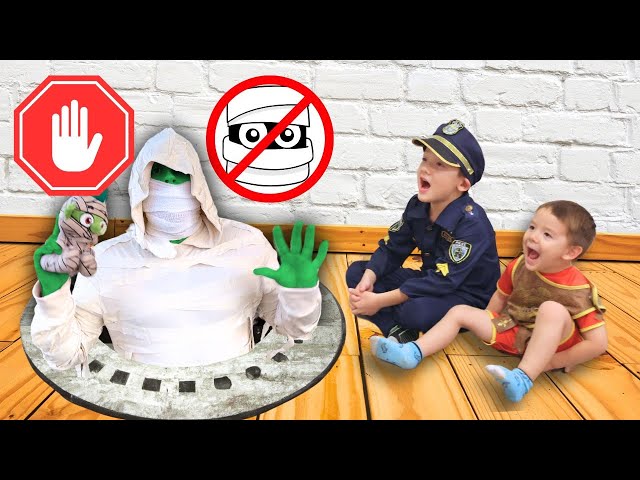 Little Policeman's Funny Mummy Escape Adventure for kids