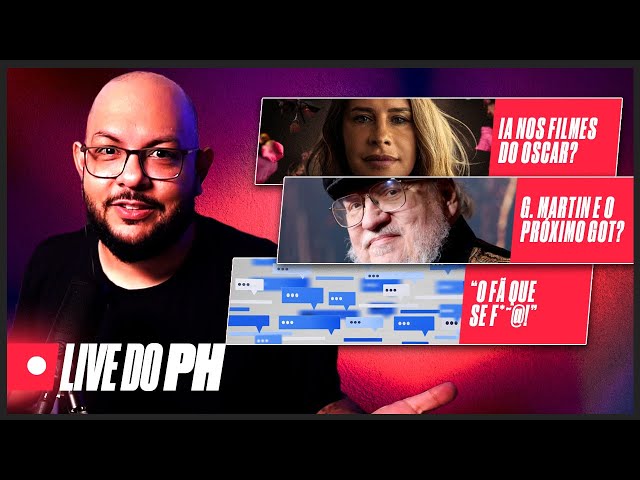 🔴 LIVE - Conversa com o Chat | IA no Cinema | George Martin sobre série | O fã que se dane