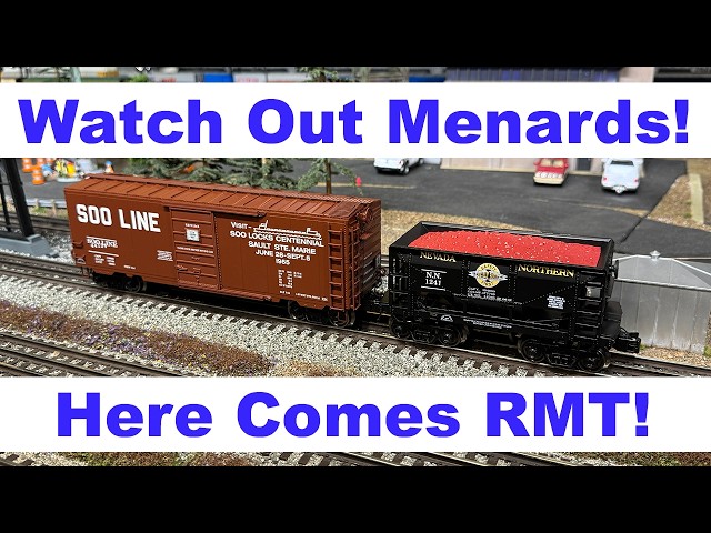 Can RMT's New Ultra-Affordable O Scale Freight Cars Compete with Menards?