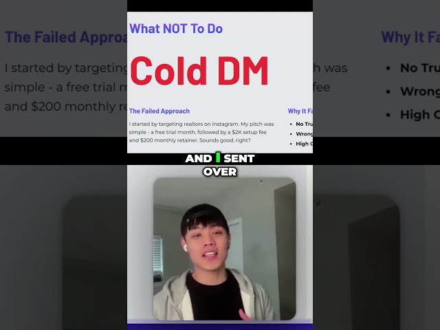 AI Agency Success: Avoid Cold DMs!