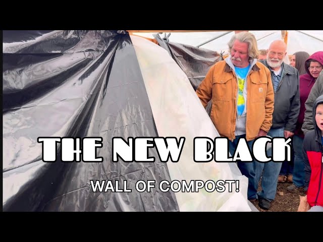 How to HEAT YOUR Greenhouse for Free!! The New Black Wall of Compost! RESULTS! EASY Cheap! (4K)