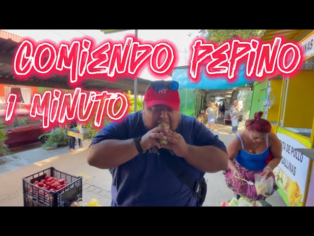 Comendo Pepino en 1 Minuto Que Delicia Mercados