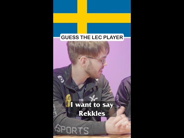 There must be at least one Swedish player in the LEC, right? 😉 #LEC #lolesports #leagueoflegends