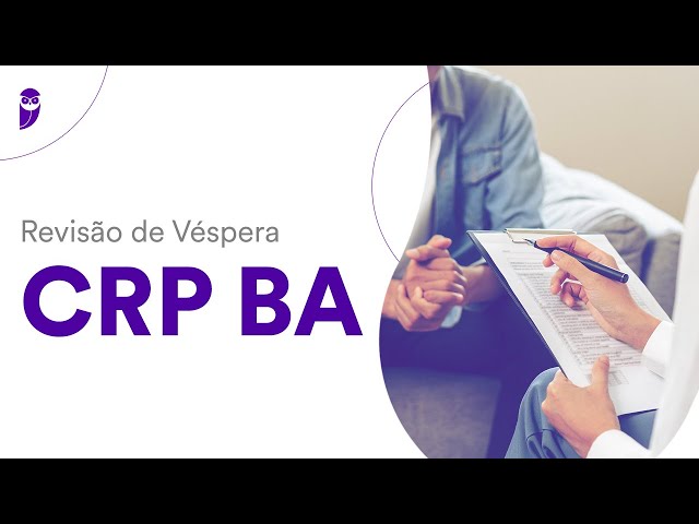 Revisão de Véspera CRP BA