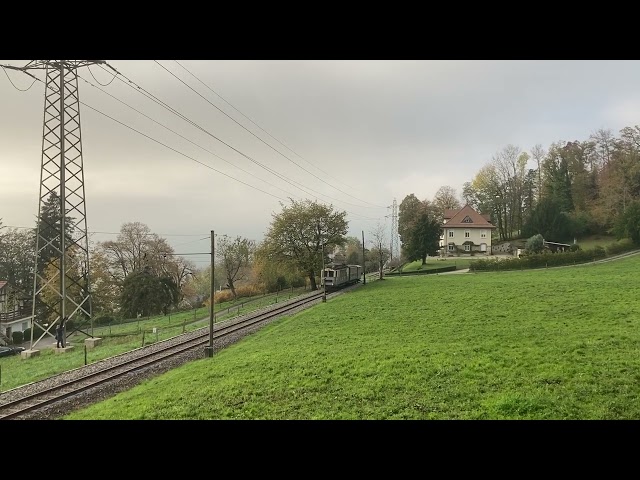 Chemin de fer-Musée Blonay-Chamby: pétard pour la dernière course